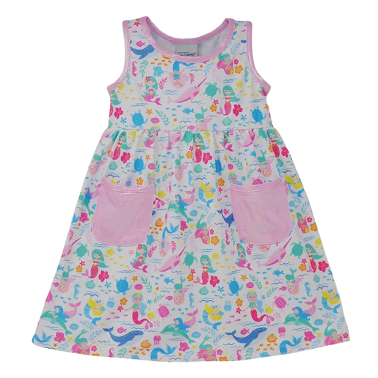 Dahlia Sleeveless Dress - Mermaid Friends