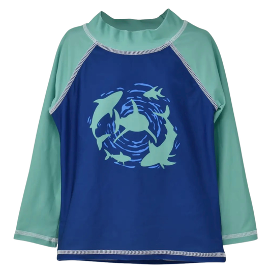 Graphic Rash Guard - Mako Reef
