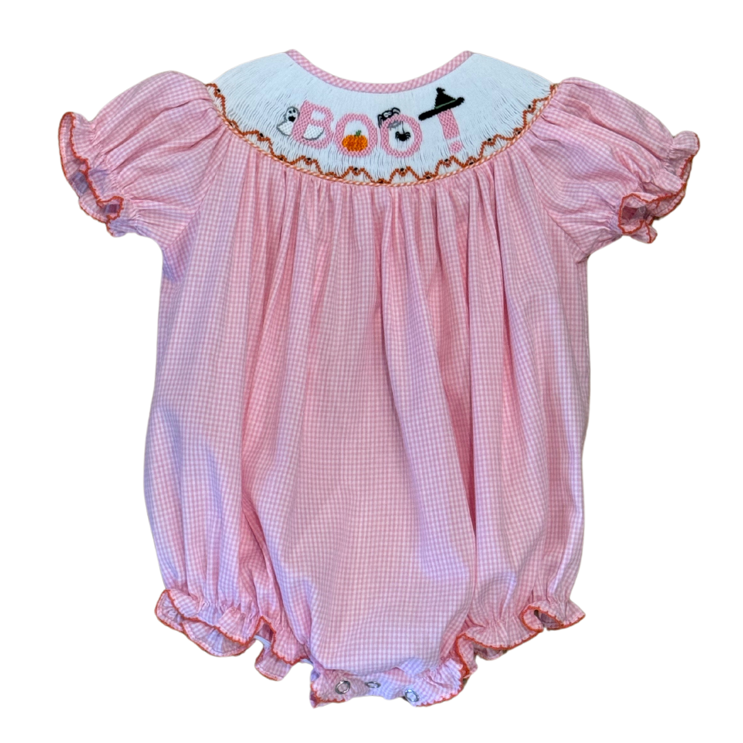 Boo Smocked Bubble