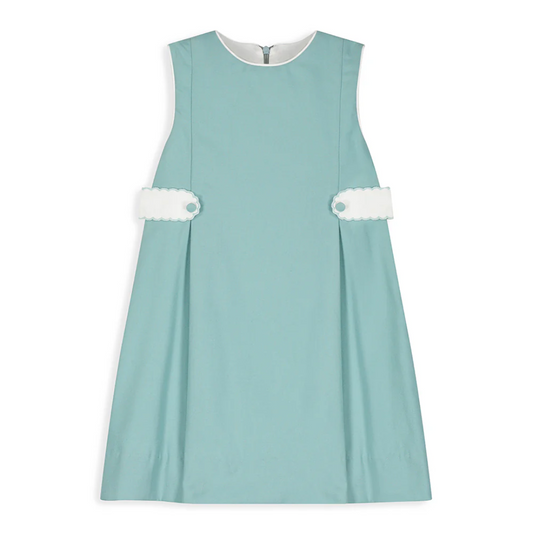 Scalloped Side Tab Dress