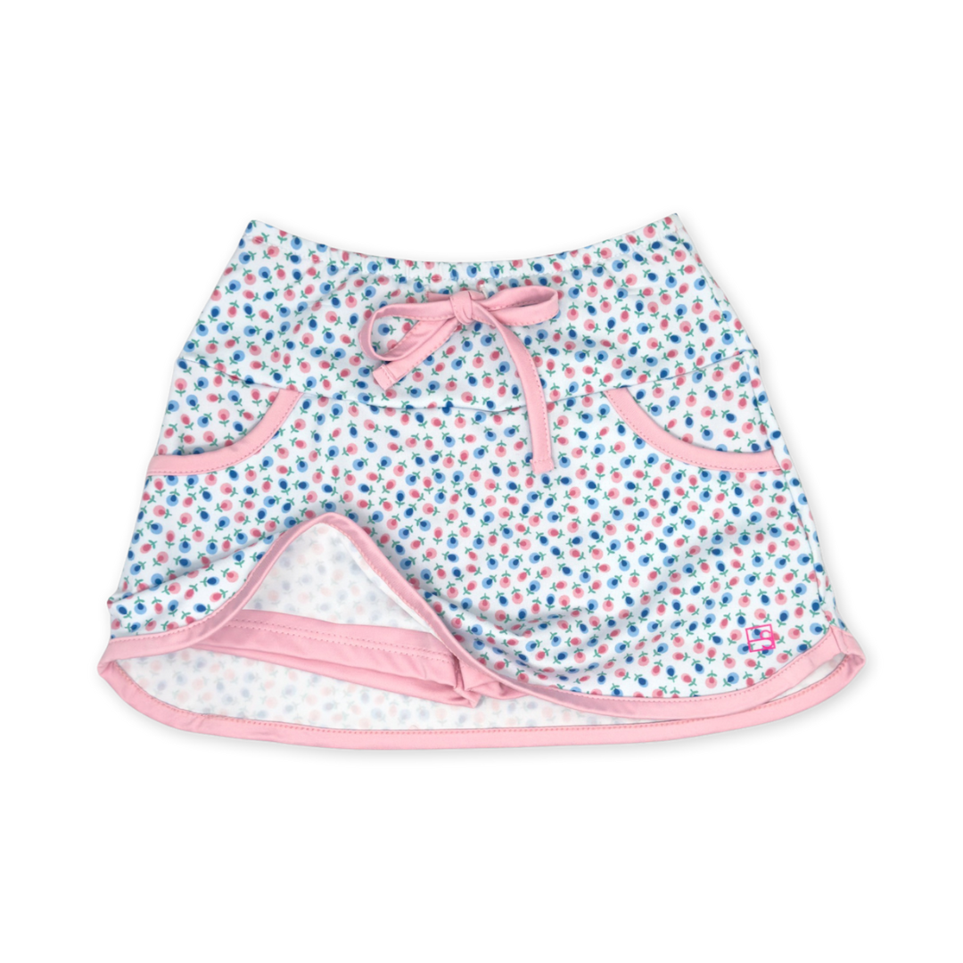 Tiffany Tennis Skort - Kindness Blooms Floral, Cotton Candy Pink