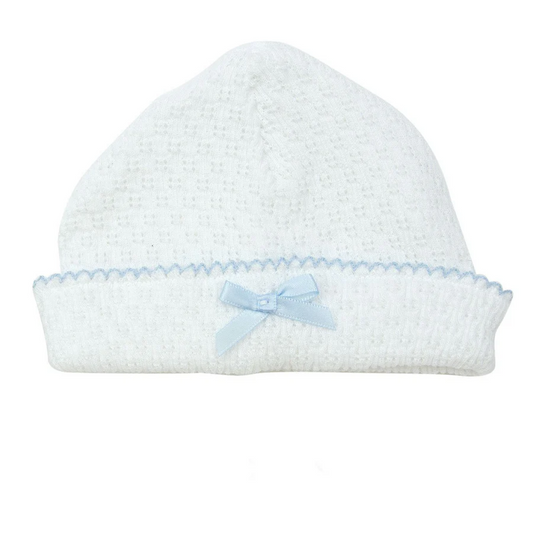 White Saylor Cap - Blue